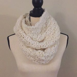 Large knit infinity scarf